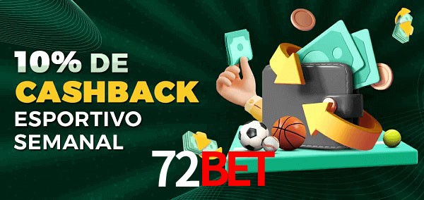 10% de bônus de cashback na 72bet